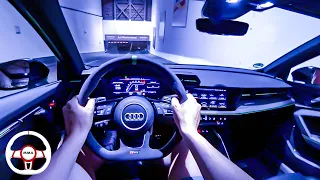 2022 AUDI RS3 SPORTBACK (400HP) NIGHT POV DRIVE Onboard (60FPS)