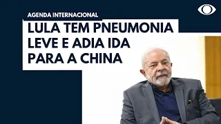 Lula tem pneumonia leve e adia ida à China