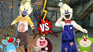 🤢 MR MEAT ROD vs REAL ROD in Ice Scream 5 Mod || Oggy and Jack Gameplay
