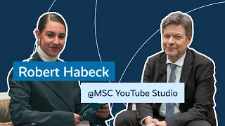 Victoria Reichelt meets Robert Habeck I MSC YouTube Studio