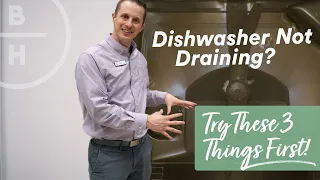 Dishwasher not Draining - Easy Fix!