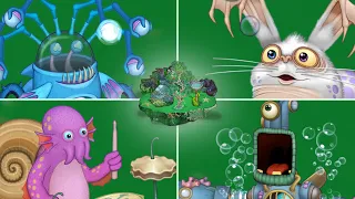 Water Island - All Monsters Sounds and Animations | My Singing Monsters