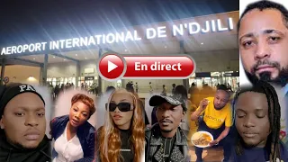 AÉROPORT  ENINGANI RETOUR YA BA COMÉDIENS FAMILLE  YA VUE DE LOIN BA LELI YA SOMO & 6 FOIS MOBIKISI