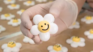 Smile Daisy Meringue Cookies [SUGAR BEAN]