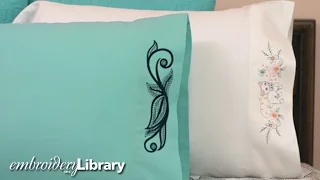 Embroidering on Pillowcases