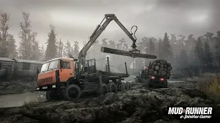 Стрим - Spintires: MudRunner - Карта Совхоз день 2