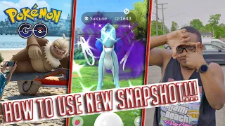 Pokémon Go: How to Use the New Snapshot Feature!!!