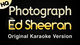 Photograph - Ed Sheeran (Karaoke Songs With Lyrics - Original Key)