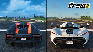 The Crew 2 | Bugatti Chiron Super Sport 300+ 2019 vs. Koenigsegg Jesko 2020 Comparison