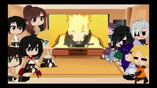 (TR)AOT and Naruto React To Sasuke vs Naruto Final Battle|Tsuki-Chan~