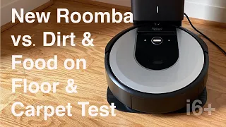 Test of Roomba vs. Dirt: How good is Roomba vacuum at picking up stuff? (i-Series / i6+ / i7+)