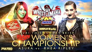 FULL MATCH - Asuka vs Rhea Ripley - Raw Women's Championship Match: WrestleMania 37 ( 2021 )