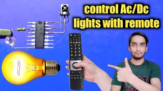 remote control lights | remote control on off switch circuit | cd4017 ic