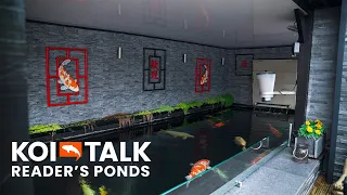 Reader's Koi Ponds | AMAZING Indoor Koi Pond!