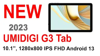 New 2023 UMIDIGI G3 Tab 10.1 inch tablet 3GB RAM 32GB ROM LTE Android 13 (link in the description)