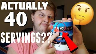 Does A Tub Of G Fuel Actually Have 40 Servings?
