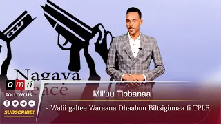 OMN Mil'uu Tibbanaa Walii galtee Waraana Dhaabuu Biltsiginnaa fi TPLF (Sadaasa 6, 2022)