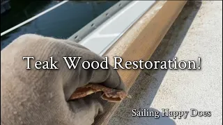 Teak Wood Restoration for the Boat