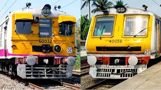 Different Types Electric Multiple Unit Train Speedy Arrival | EMU Local Train of Eastern Railways