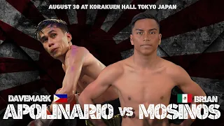 DEBUT BATTLE ni DOBERMAN sa JAPAN! APOLINARIO vs MOSINOS