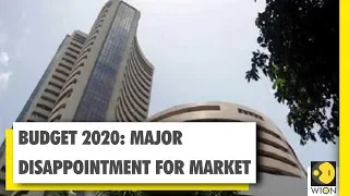Markets' thumb down to Budget 2020, Sensex tumbles almost 1,000 pts