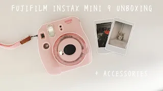 Instax Mini 9 unboxing | set-up, first shot and accessories 📸💕