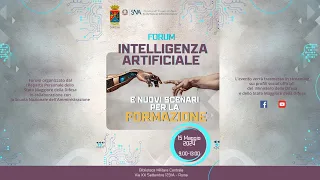 Forum “Intelligenza Artificiale e nuovi scenari per la formazione”