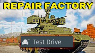 The 4 Event Vehicles for "Repair Factory" TEST DRIVE in War Thunder