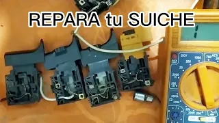 Reparación de suiche de taladro solución y formas en que trabajan