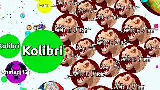 INSANE SOLO AGARIO GAMEPLAYS ( Agar.io Legendary Takeover )