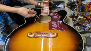 E🎸 开裂内补 小保养 升级拾音器 换弦