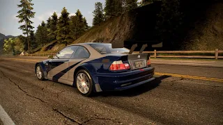 Need For Speed Hot Pursuit (2010) M Power BMW M3 GTR (E46) (Most Wanted) with NFS most wanted OST