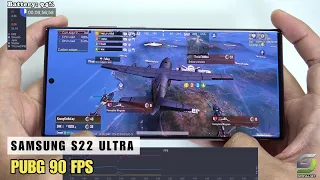 Samsung Galaxy S22 Ultra test game PUBG 90 FPS 2024 | Snapdragon 8 Gen 1