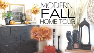 COZY MODERN FALL HOME TOUR & DECORATE WITH ME 2022 | EASY AND AFFORDABLE DIY FALL DECORATING