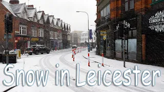 Leicester under snow - January 2021