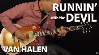 How to play Runnin' With the Devil - Guitar Lesson