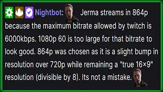 Jerma Gets Aggro'd By His Own Chat Bot Message And Argues With It