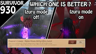 Hajime with or without Izuru mode comparison - Survivor Rank #930 (Identity v)