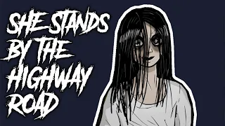 85 | She Stands By The Highway Road - Animated Scary Story