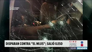 Balean vehículo en el que viajaba "El Mijis", diputado local | Noticias con Ciro