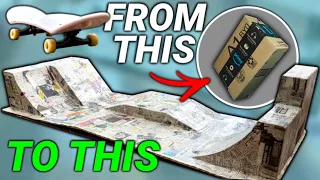 Epic Cardboard Skatepark Build: From Scratch to Shred | DIY Cardboard Craft