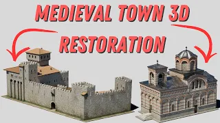 3D Restoration of the Medieval town of Cherven (Bulgaria)