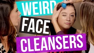 4 Weird Facial Cleansers (Beauty Break)