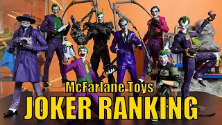 DC Multiverse | Joker Figures Ranked | McFarlane Toys | Joker Team Review & Rankings | DC Comics