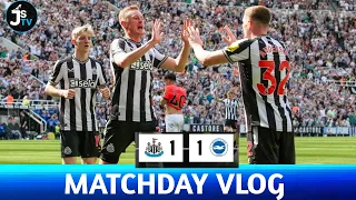 😇ITS A MUST WIN GAME AT OLD TRAFFORD⚽️FRUSTRATING DRAW😡NEWCASTLE 1-1 BRIGHTON✅MATCHDAY VLOG