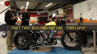 Harley-Davidson Fatboy Custom Build Day One Timelapse