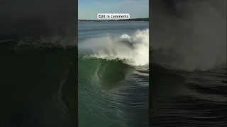 She’s like a rainbow 🌈 Heavy Slab at Shark Island 💣💣 #bodyboarding #surfing #drone