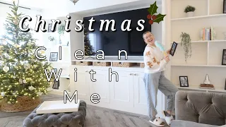 BRAND NEW COSY CHRISTMAS CLEAN WITH ME 🎄 FESTIVE CLEANING MOTIVATION