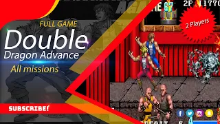 Longplay - Double Dragon Advance - GBA - FULL GAME - 2 Players Coop