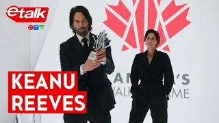 Keanu Reeves' moving speech proves he's never forgotten his Canadian roots | Etalk